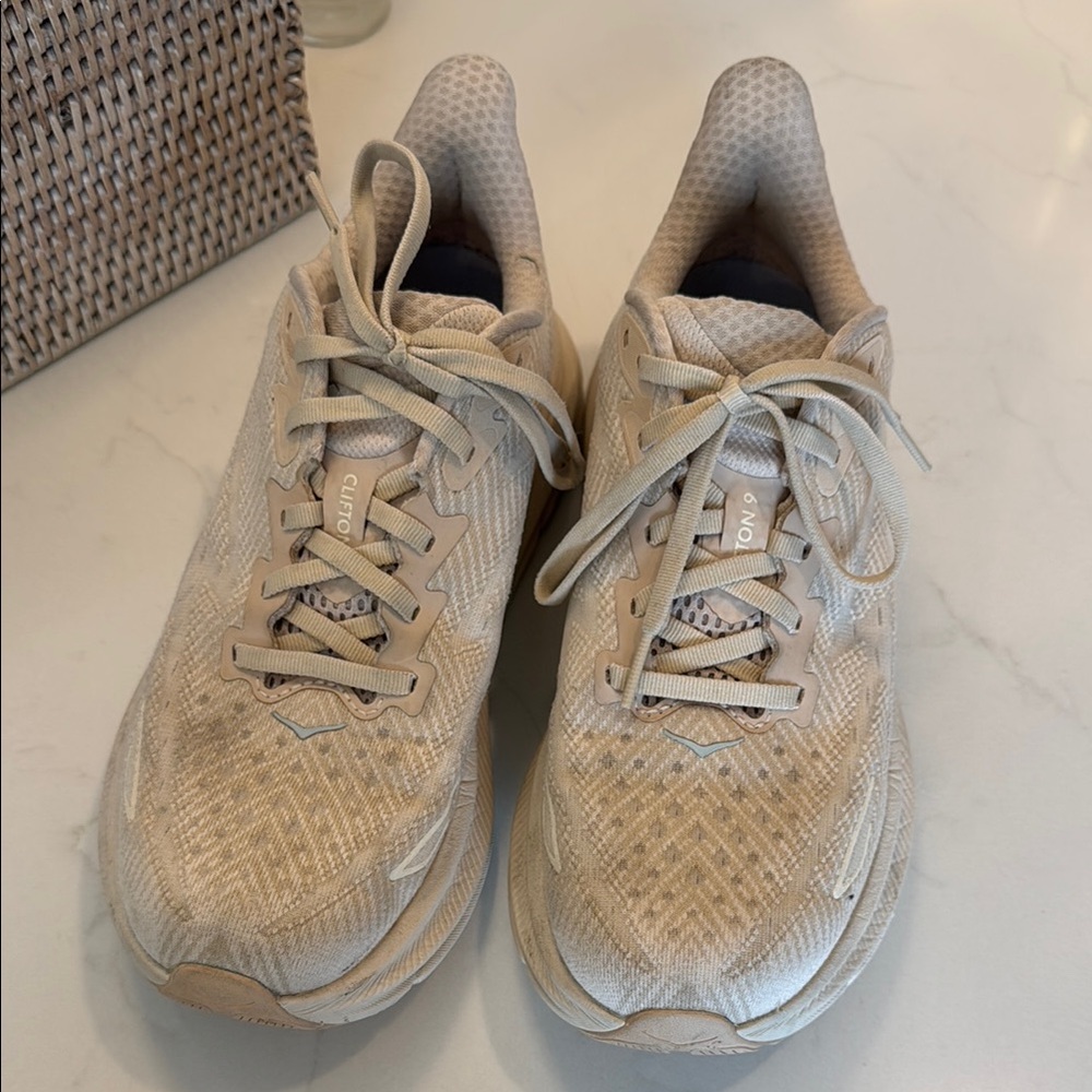 Hoka Women's Athletic Shoes in Beige